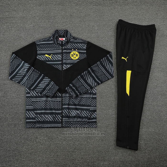 Chandal de Chaqueta del Borussia Dortmund 2022-2023 Gris